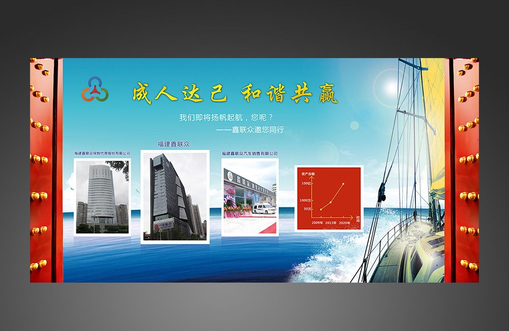 鑫聯眾海報展版設計