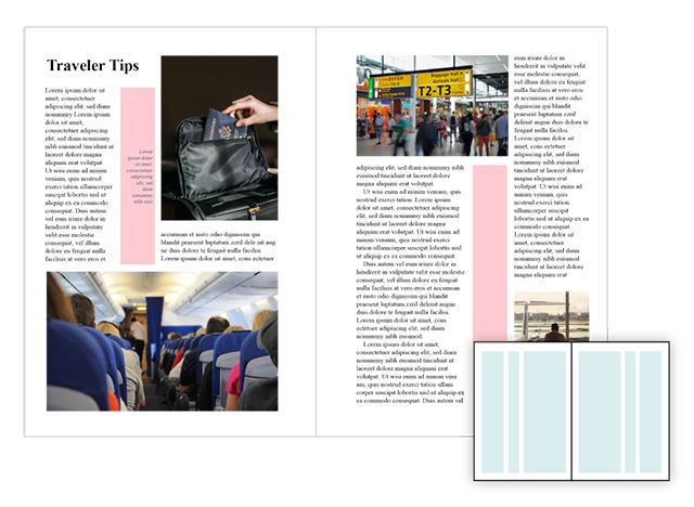 如何在平面設計中使用網格 如何在平面設計中使用網格